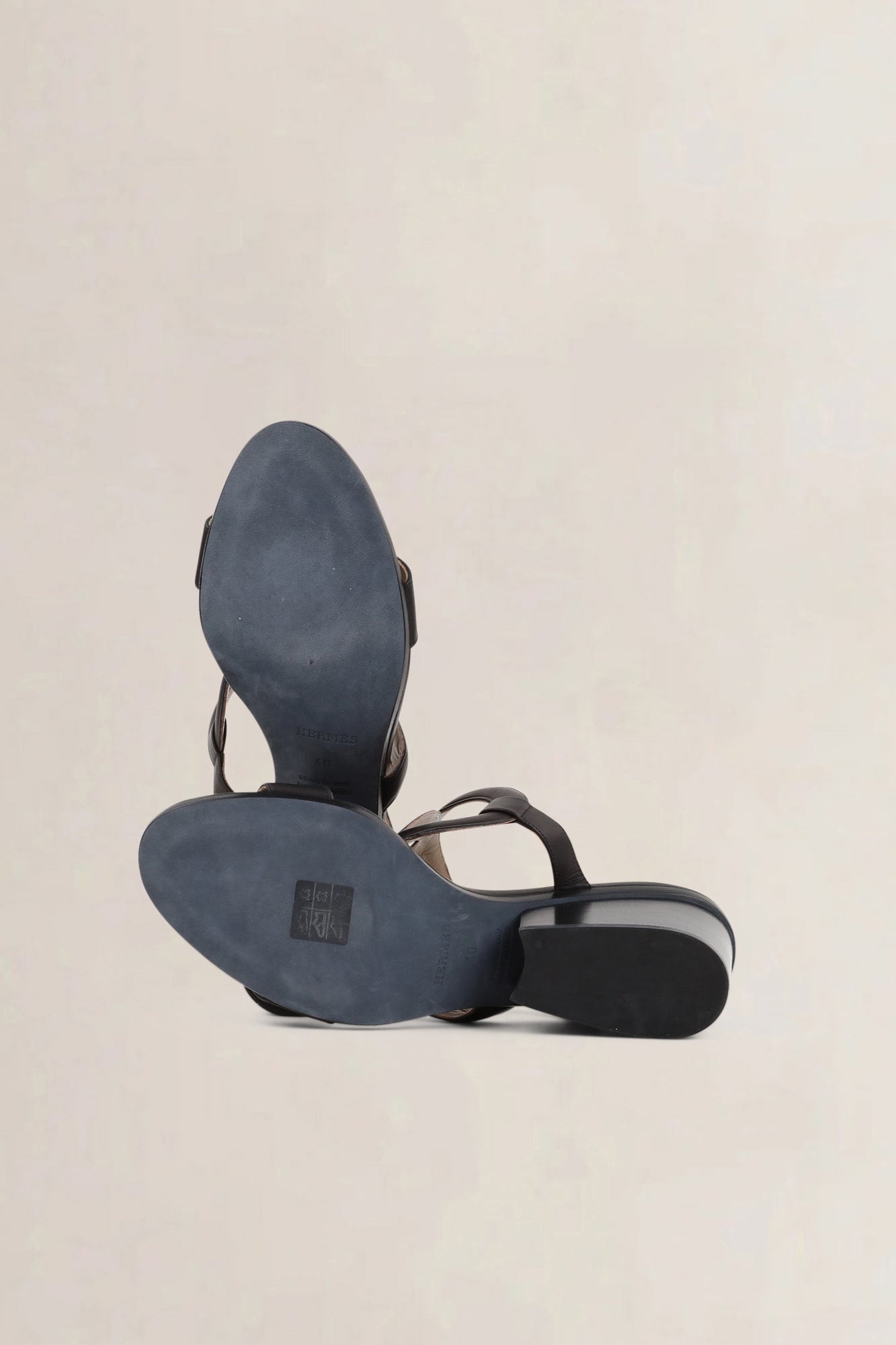 Hermès Black Bikini Sandals