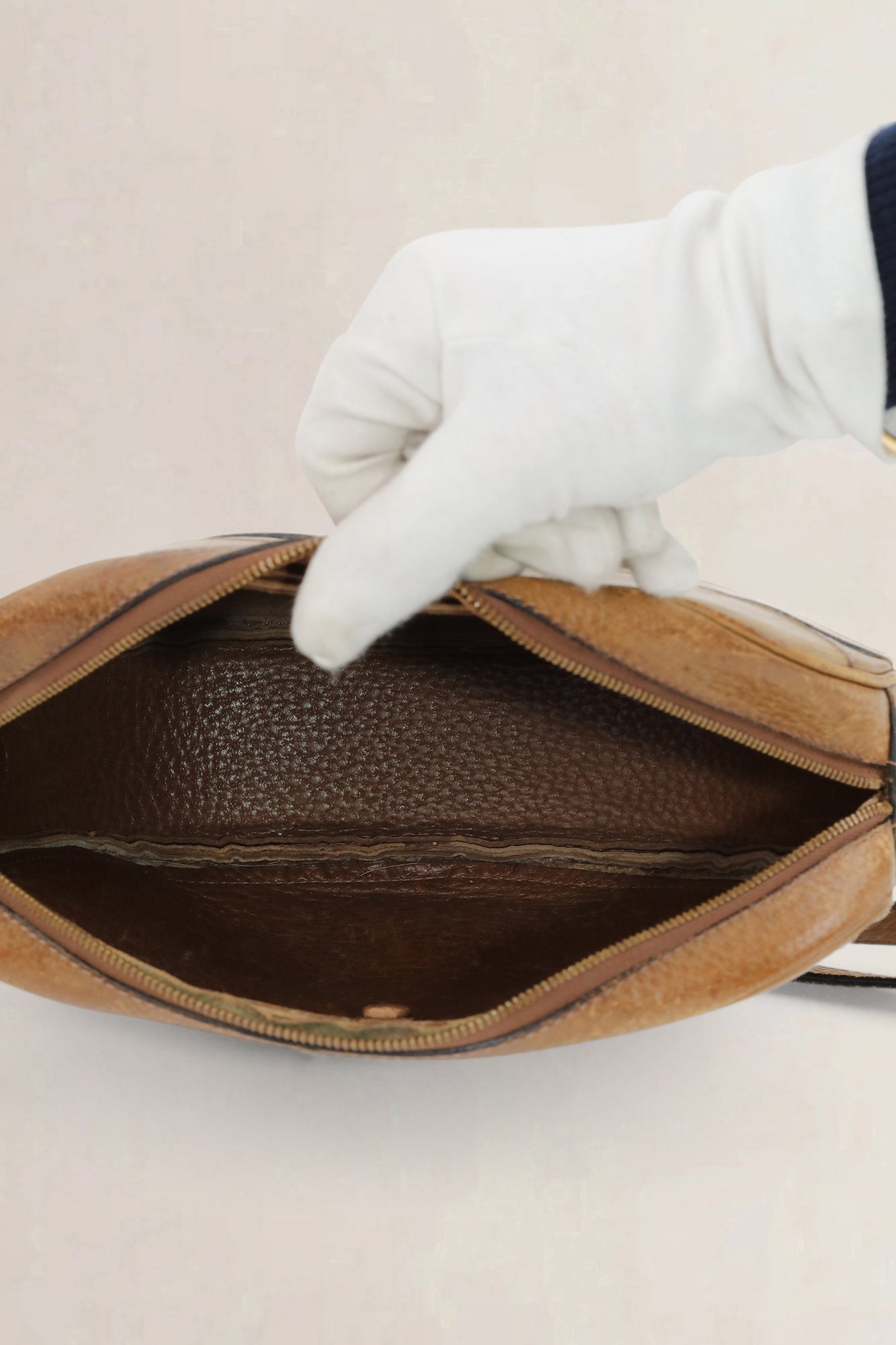 Delvaux Brown Sebardeur PM Crossbody Bag