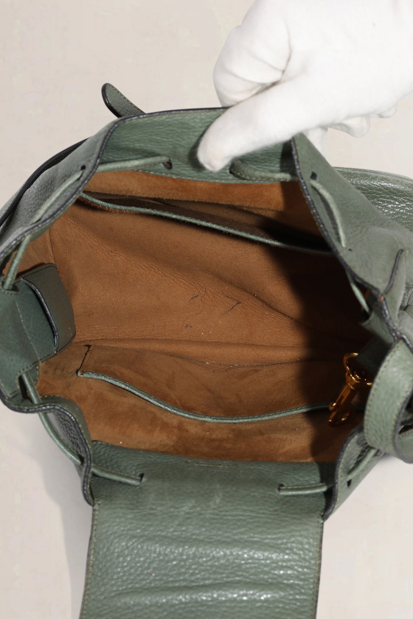 Delvaux Green Crossbody Bag