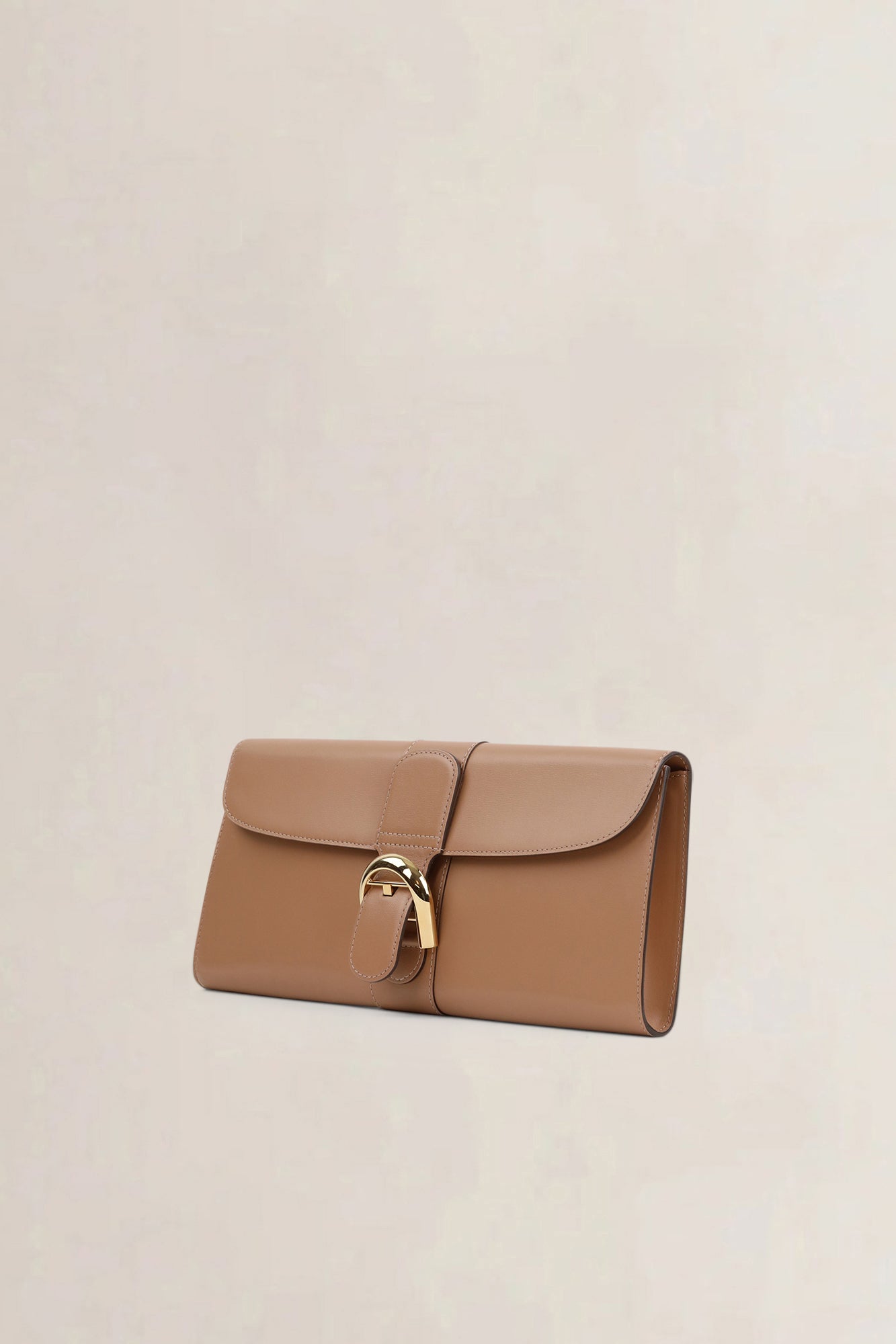 Delvaux Tan Leather Brillant Clutch