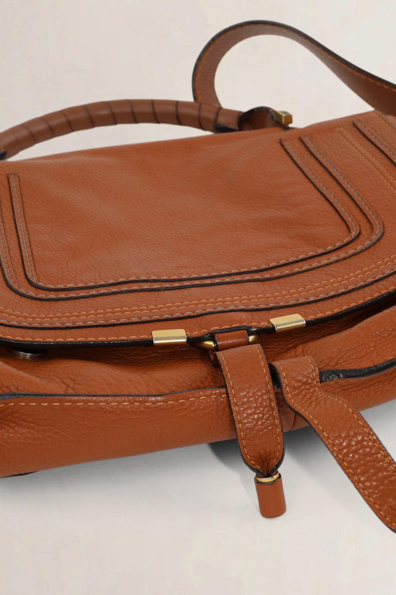 Chloé Camel Marcie Crossbody Bag