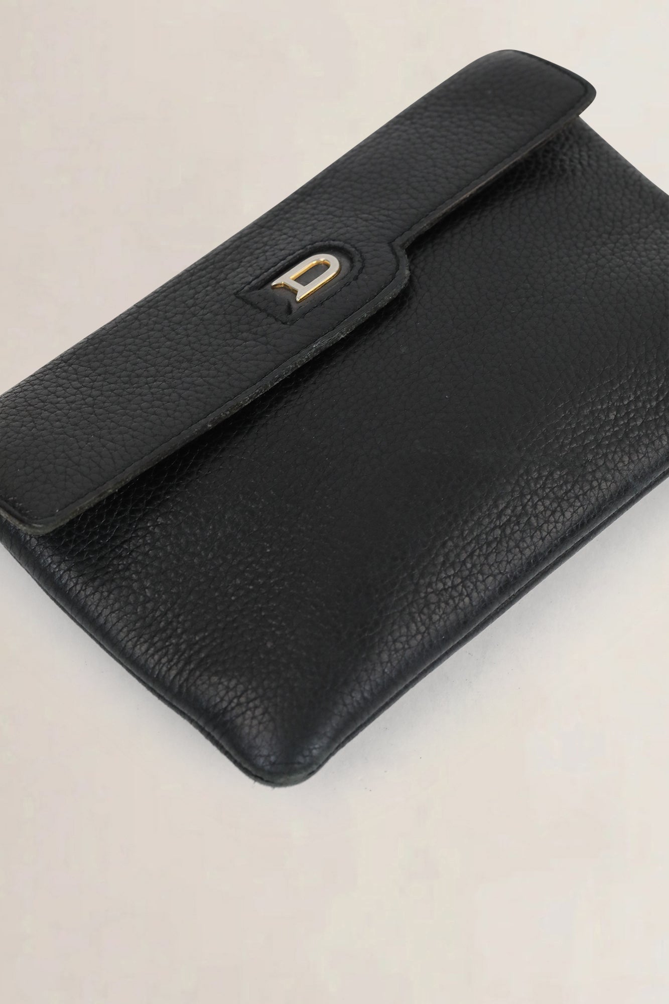 Delvaux Black Leather Wallet
