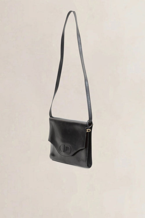 Delvaux Black Bourgogne Crossbody Bag