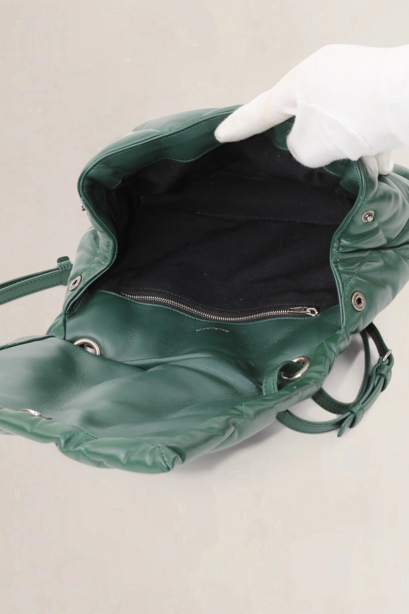 Green Touch Puffy Crossbody Bag
