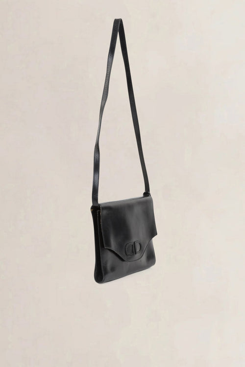 Delvaux Black Bourgogne Crossbody Bag