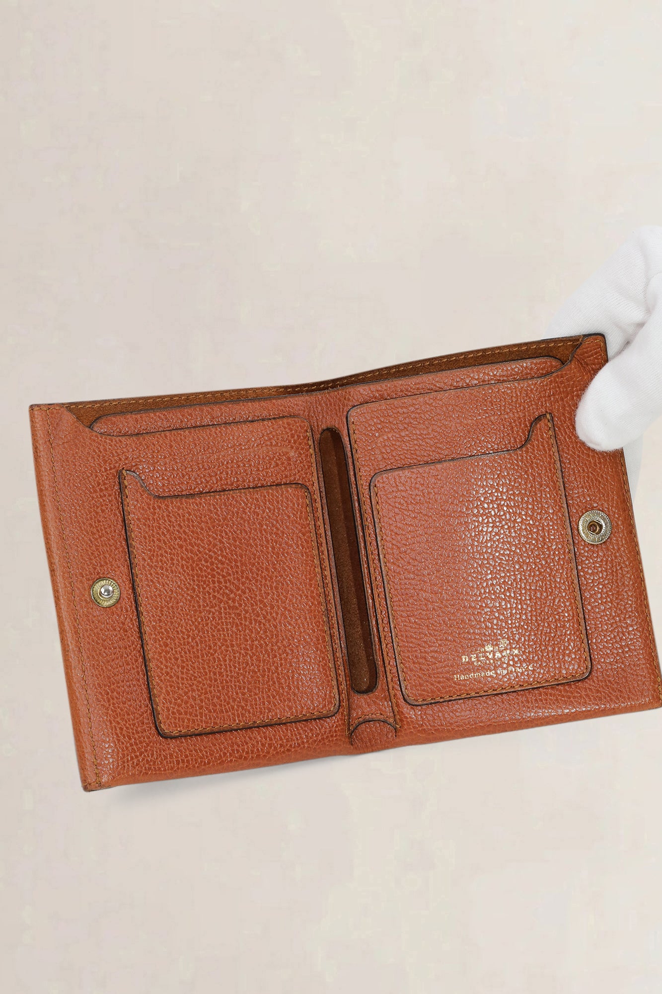 Delvaux Brown Leather Wallet