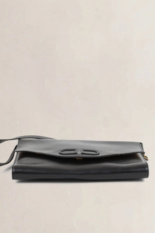 Delvaux Black Bourgogne Crossbody Bag
