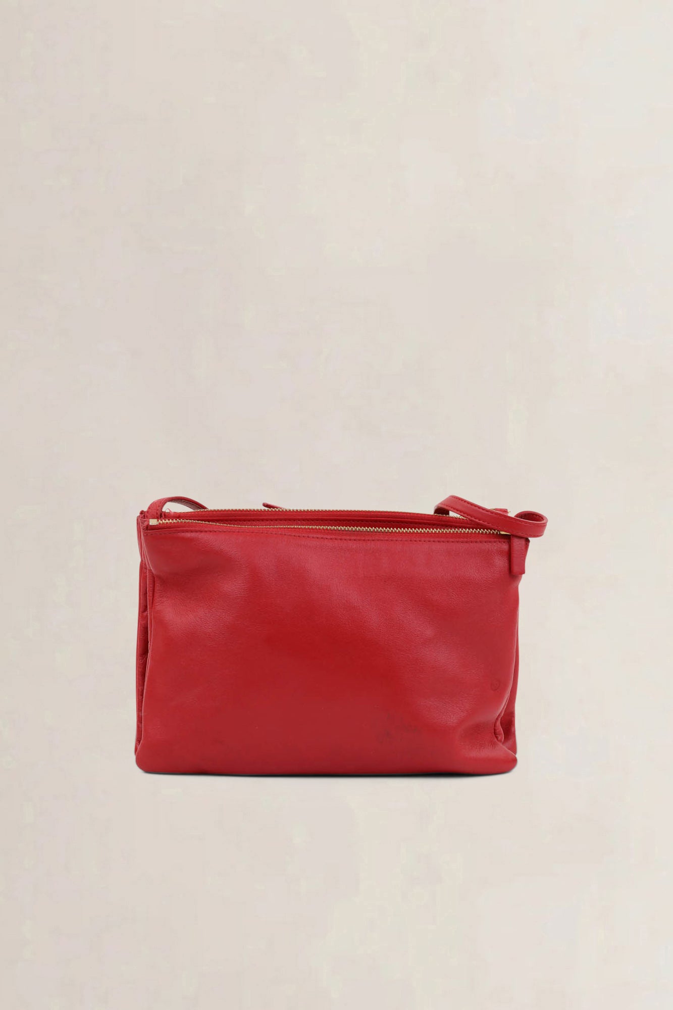 Céline Red Trio Crossbody Bag