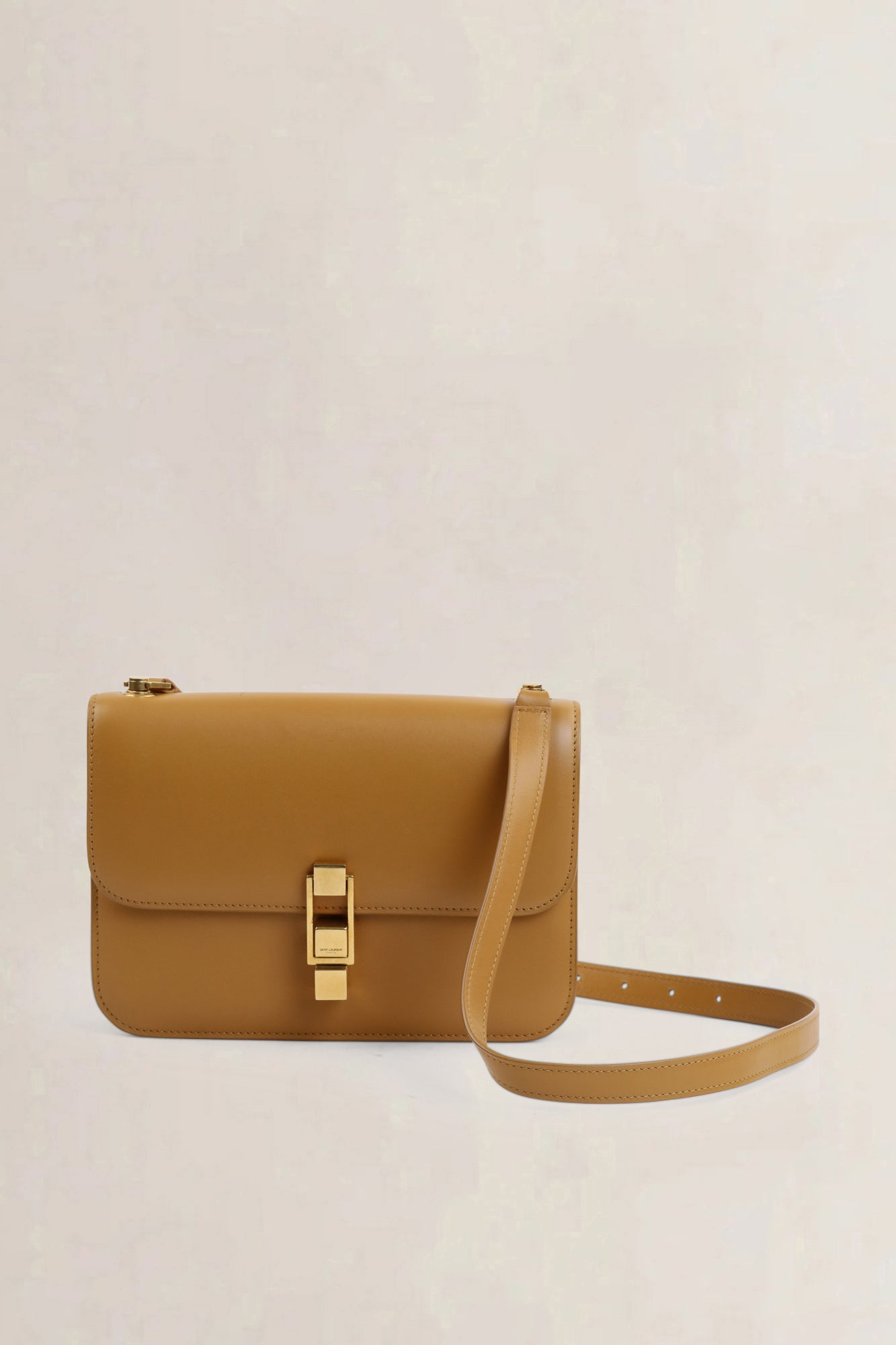 Cognac Le Carré Crossbody Bag