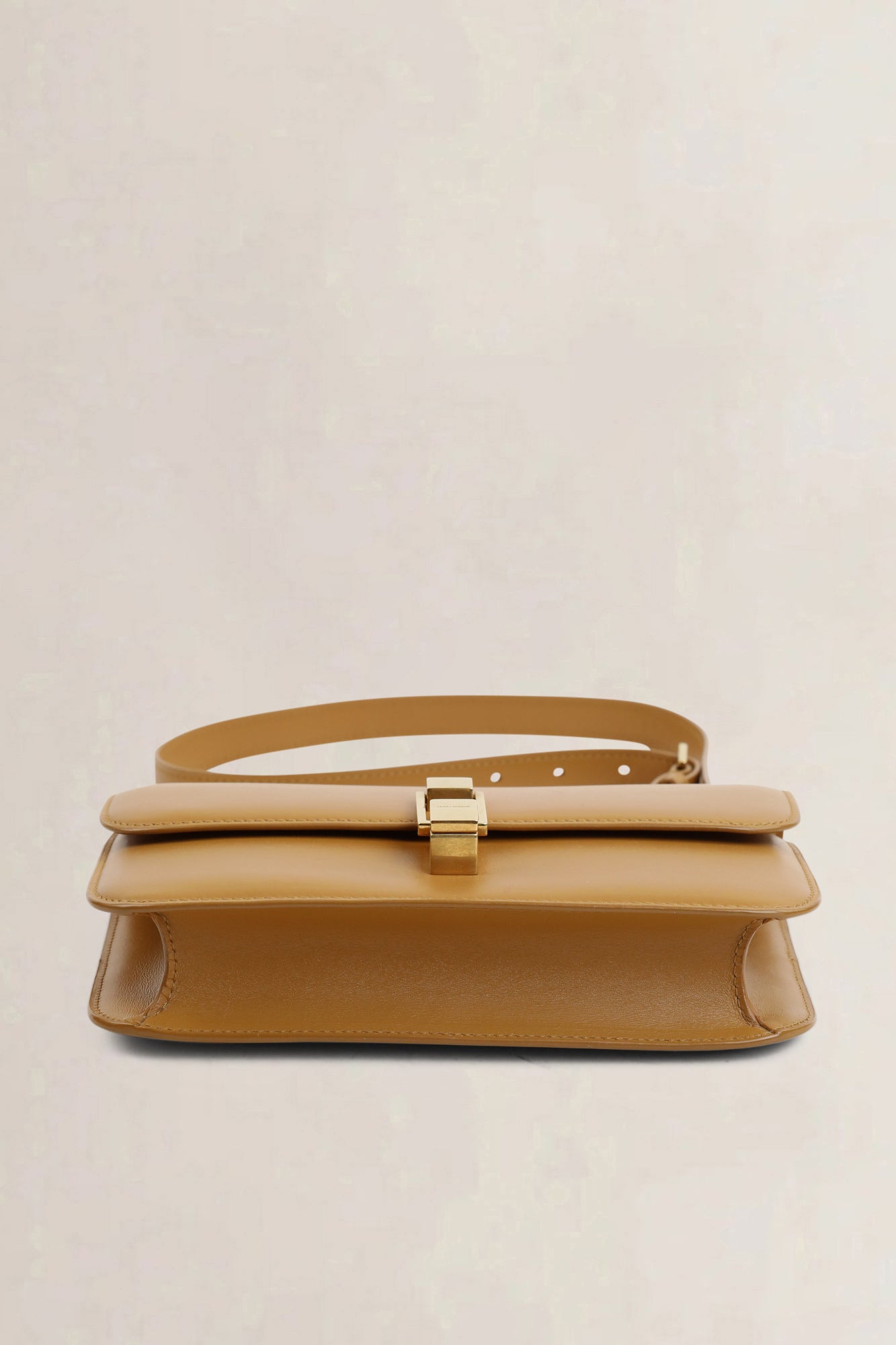 Cognac Le Carré Crossbody Bag