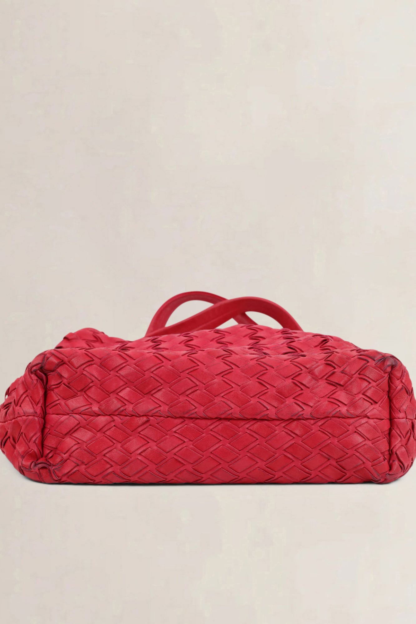 Miu Miu Red Leather Shoulder Bag