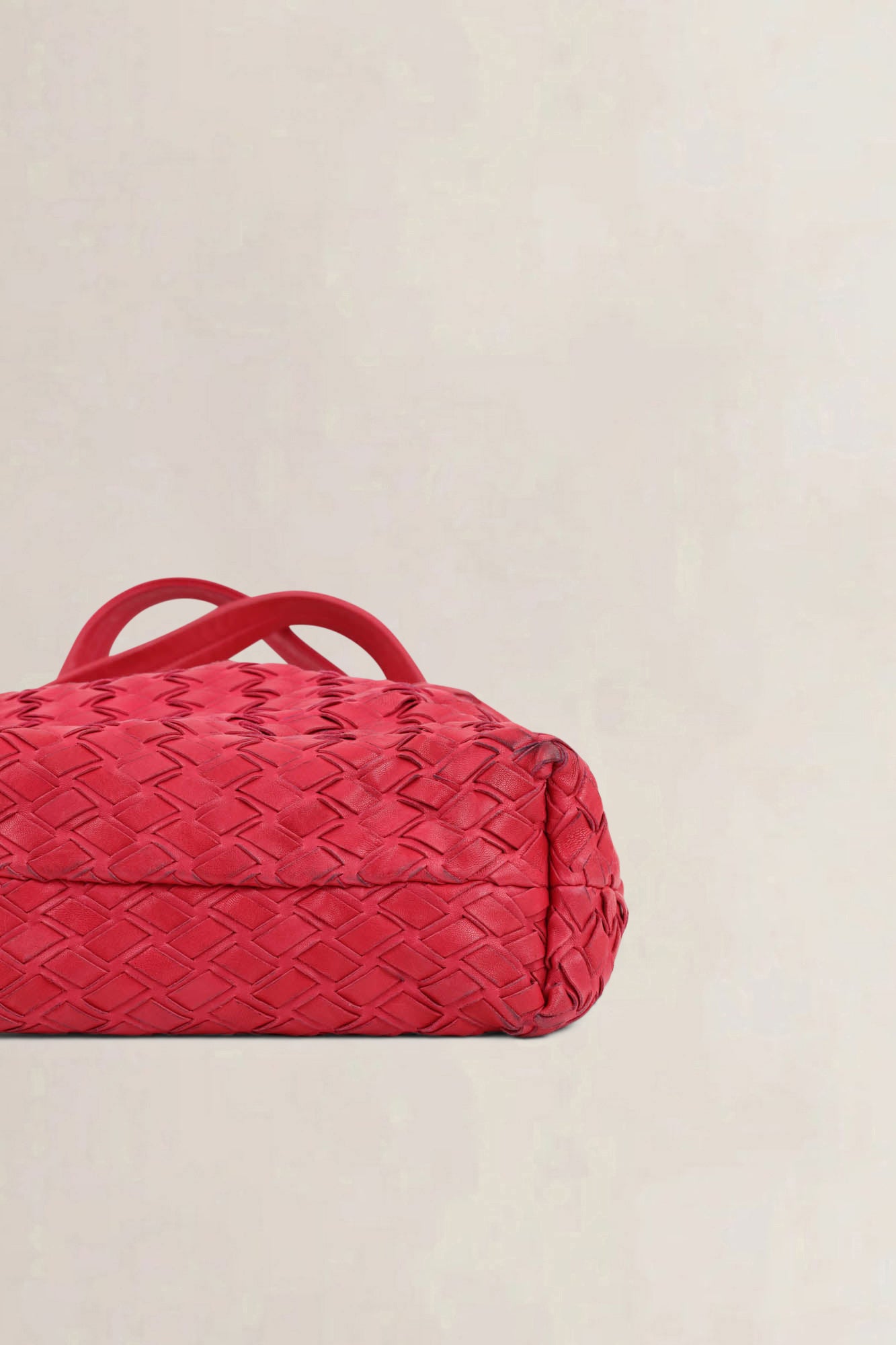 Miu Miu Red Leather Shoulder Bag