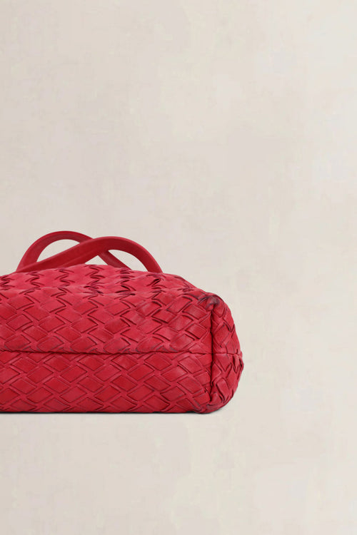 Miu Miu Red Leather Shoulder Bag