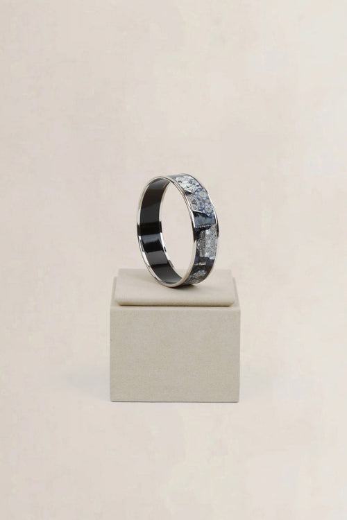 Hermès Blue/Grey Enamel Bracelet