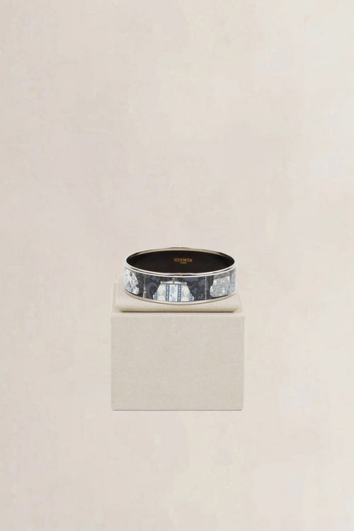 Hermès Blue/Grey Enamel Bracelet