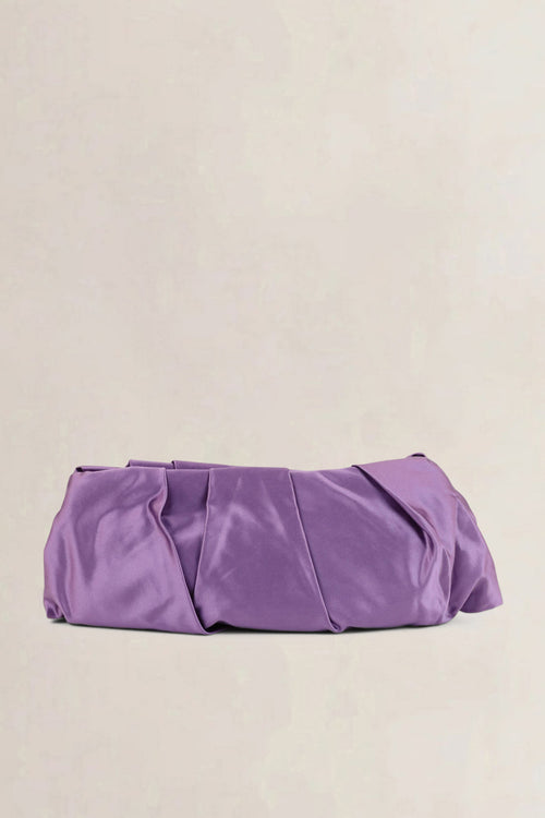 Prada Glicine Satin Clutch