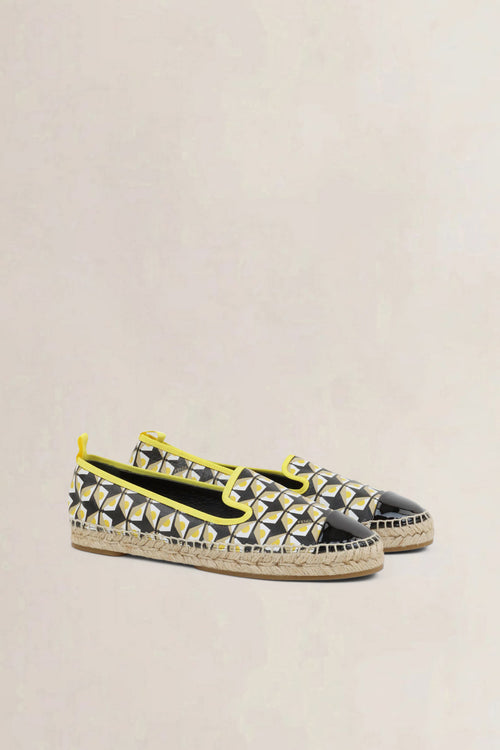 Fendi Black/Yellow Espadrilles
