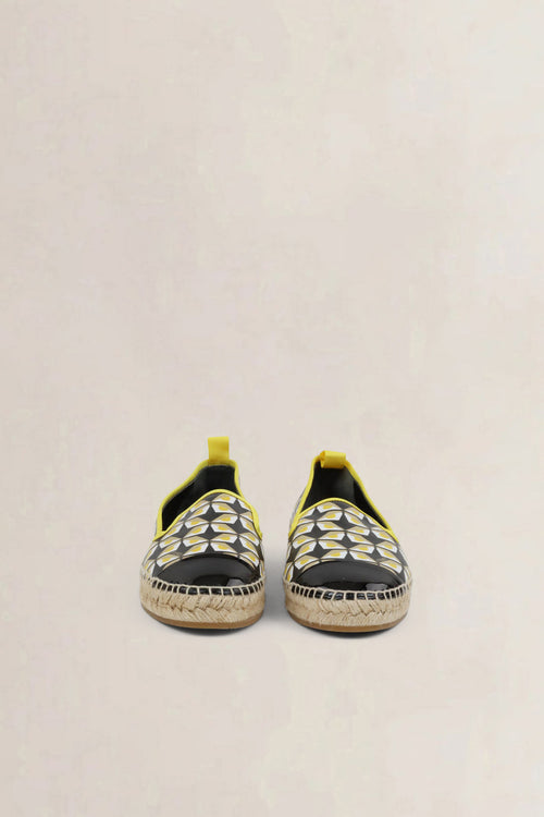 Fendi Black/Yellow Espadrilles