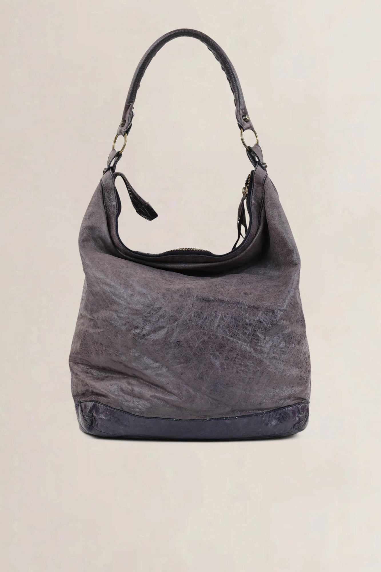Balenciaga Purple Day Hobo Shoulder Bag
