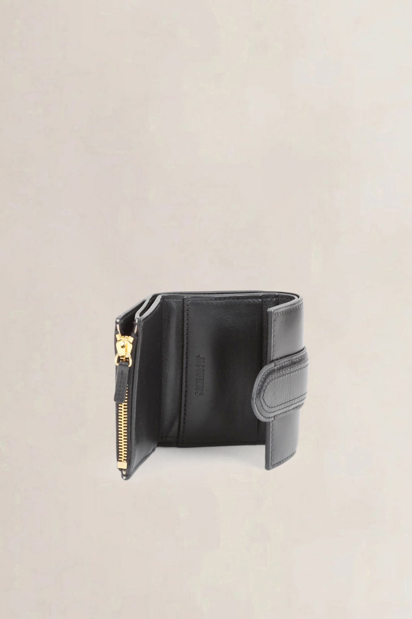 Black Le Compact Bambino Wallet