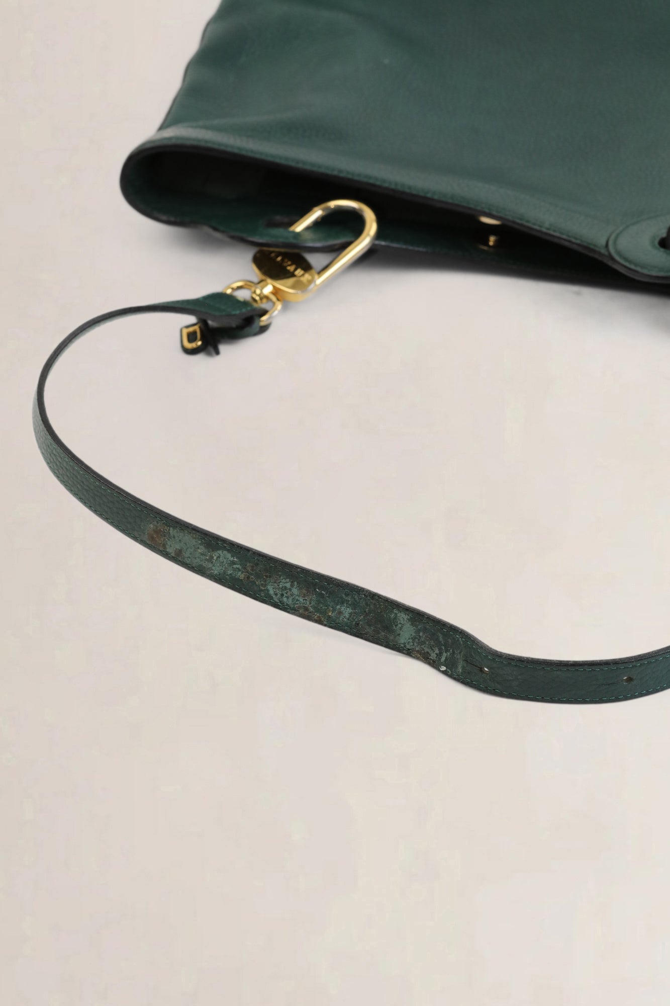 Green Leather Shoulder Bag