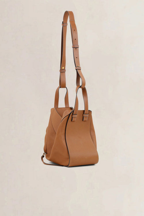 Loewe Brown Leather Hammock Crossbody Bag