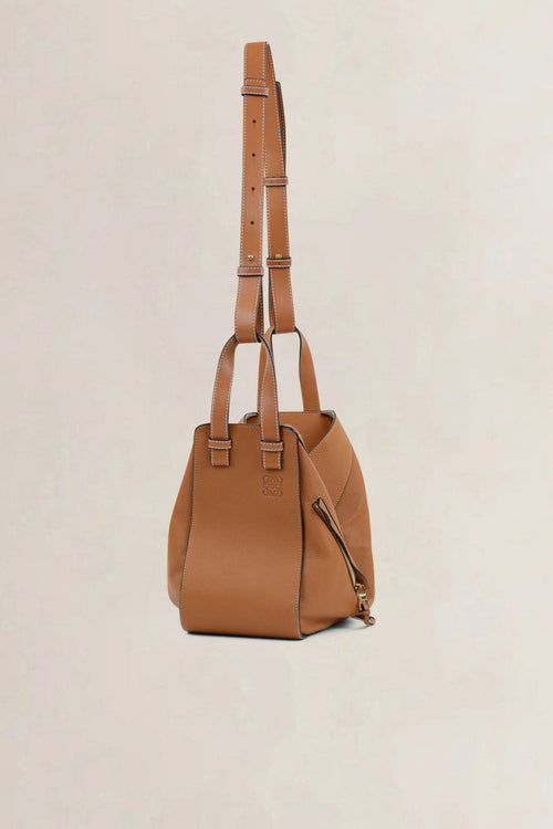 Loewe Brown Leather Hammock Crossbody Bag