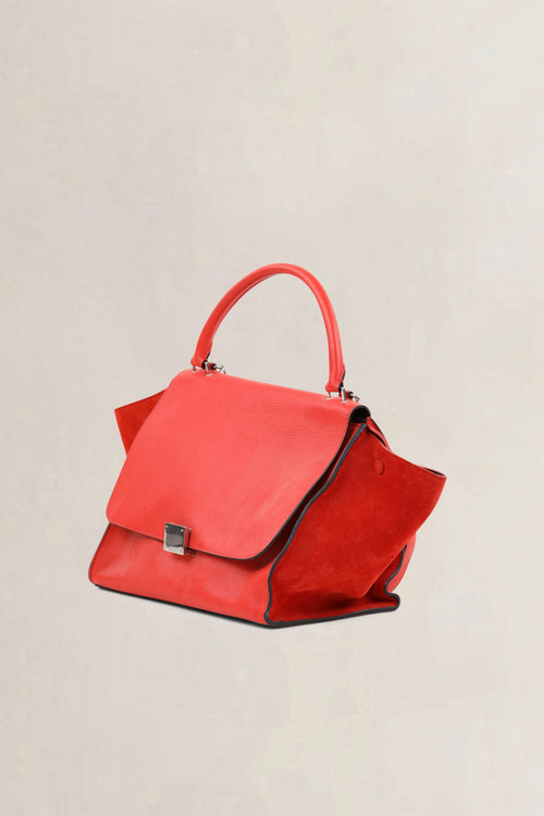Celine Coral Trapeze Shoulder Bag