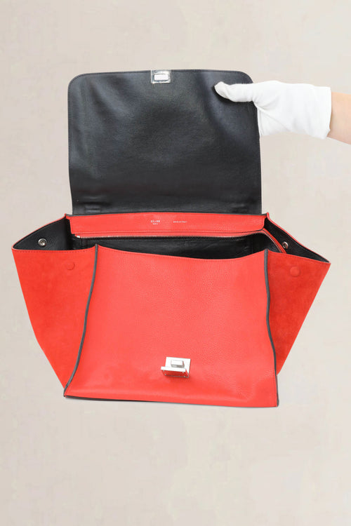 Celine Coral Trapeze Shoulder Bag