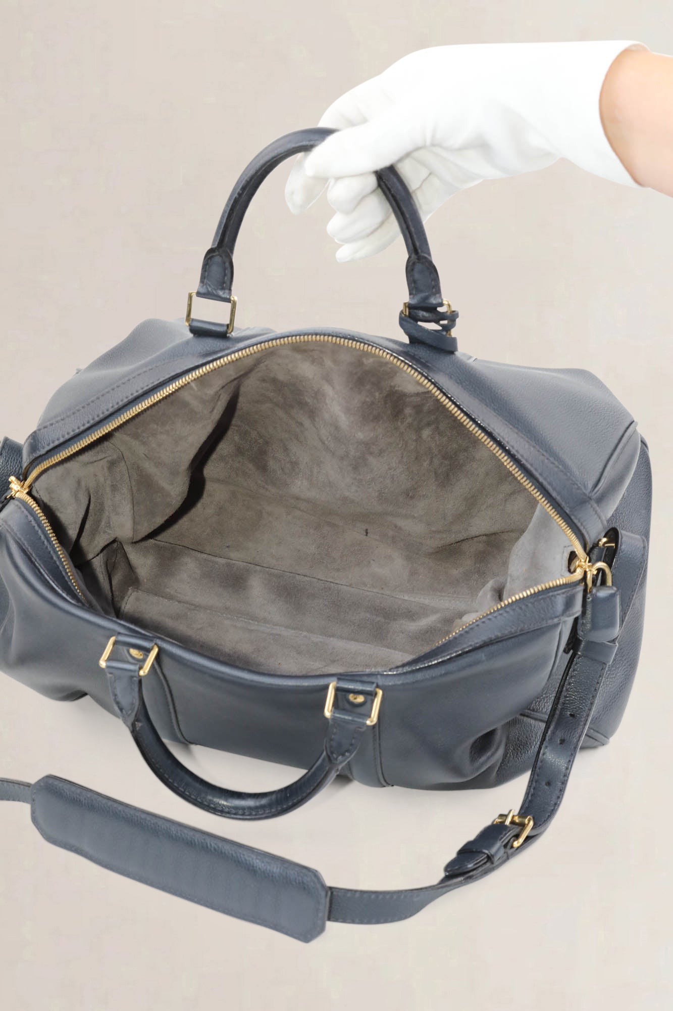 Louis Vuitton X Sofia Coppola Dark Blue Speedy Shoulder Bag