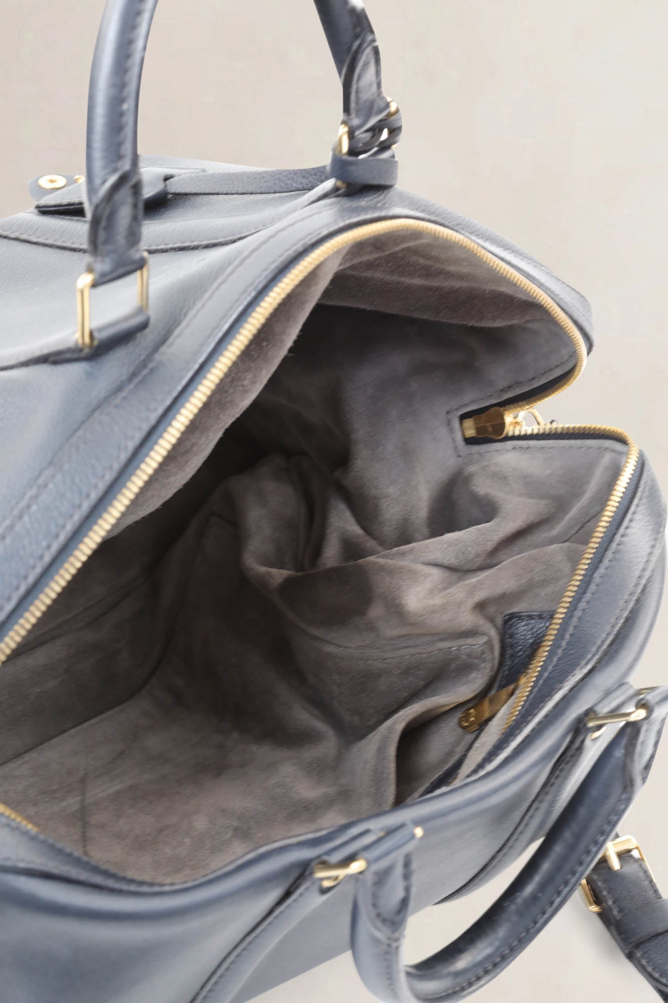 Louis Vuitton X Sofia Coppola Dark Blue Speedy Shoulder Bag