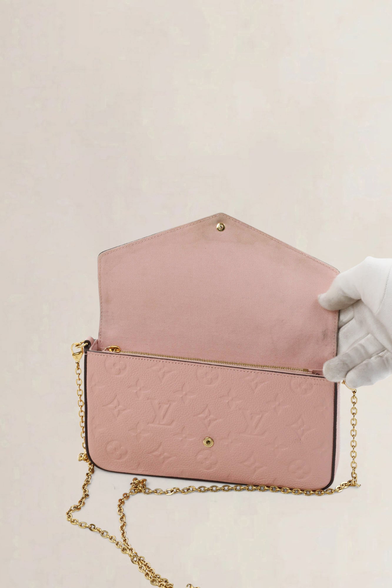 Rose Poudre Félicie Crossbody Bag