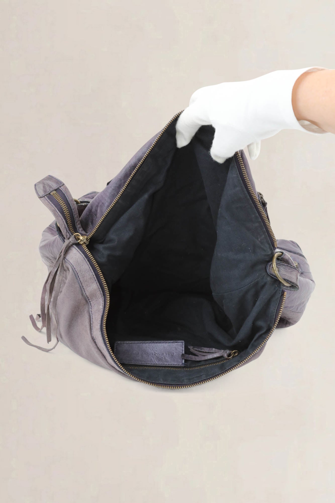 Balenciaga Purple Day Hobo Shoulder Bag