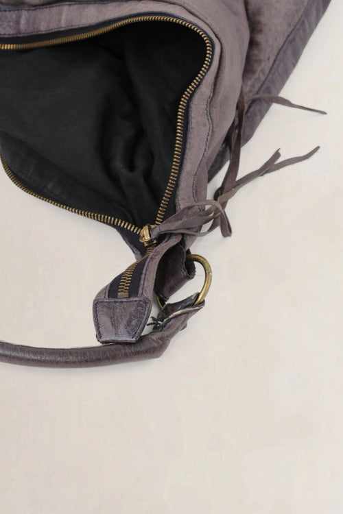 Balenciaga Purple Day Hobo Shoulder Bag