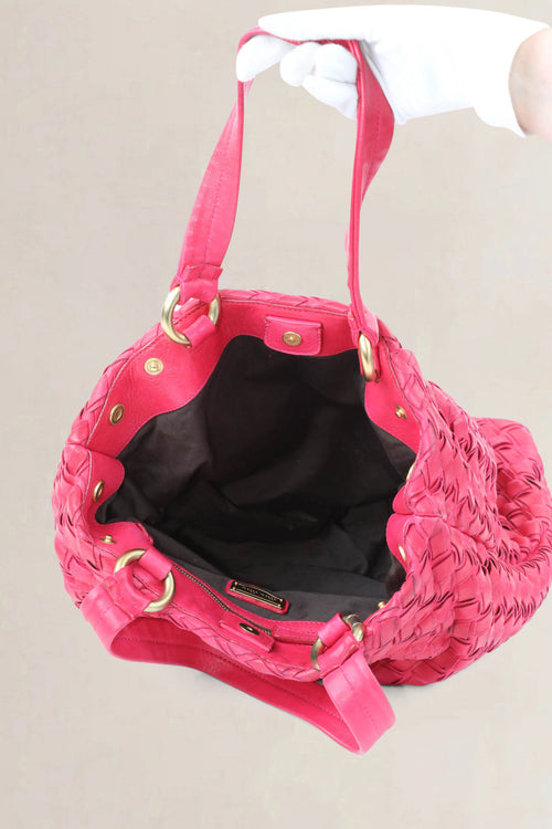 Miu Miu Red Leather Shoulder Bag
