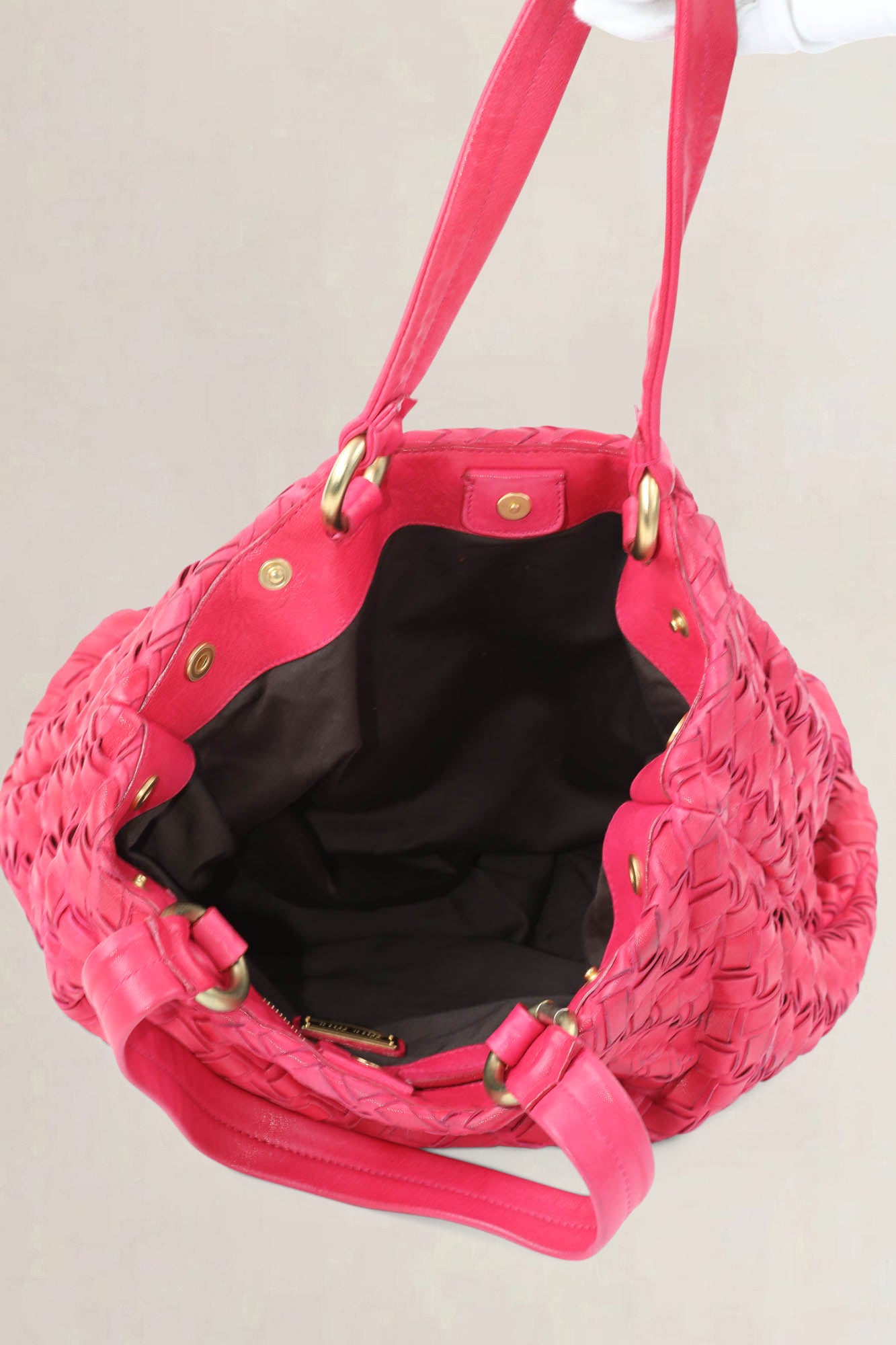 Miu Miu Red Leather Shoulder Bag