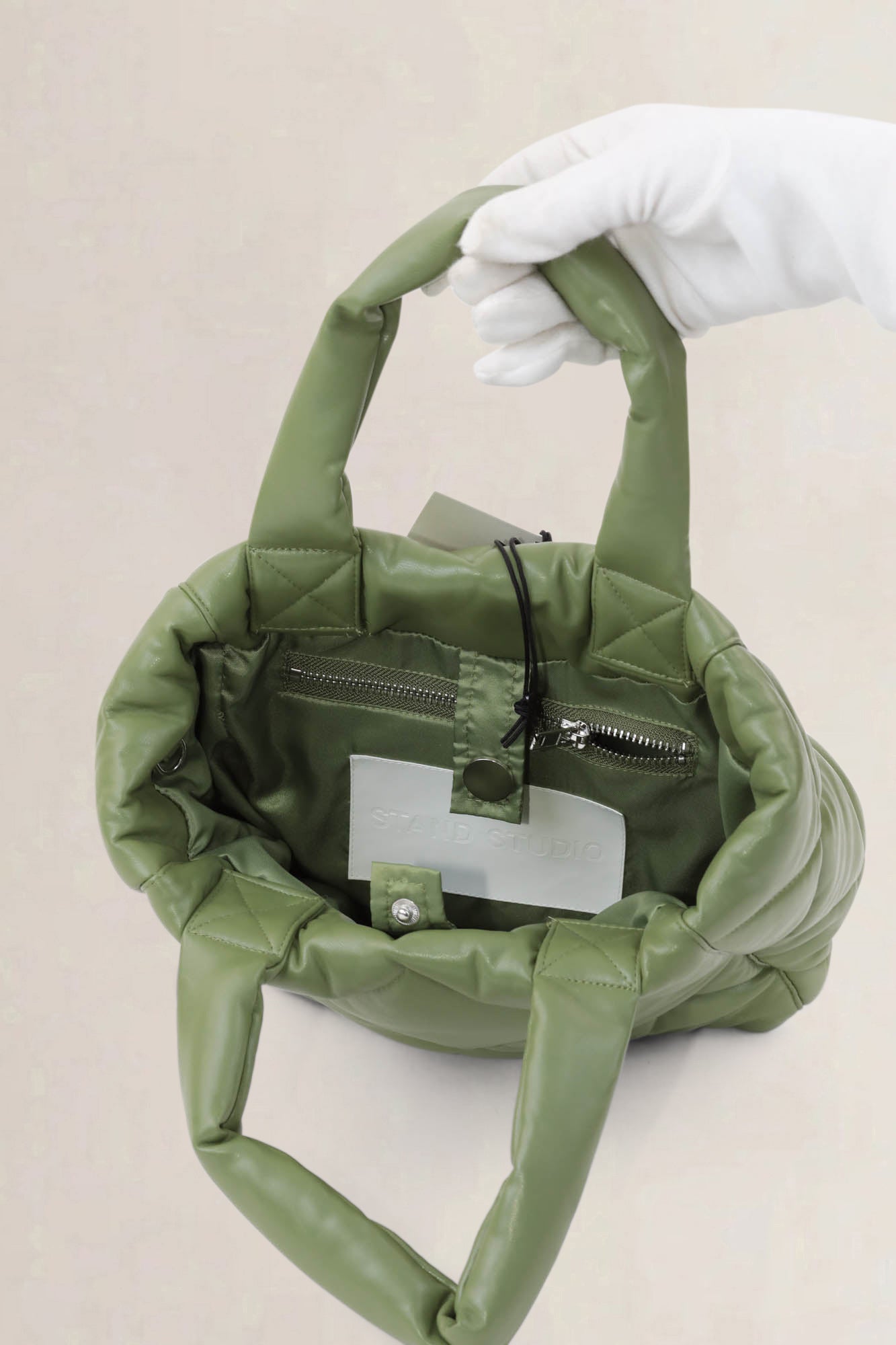 Stand Studio Green Rosanne Diamond Bag