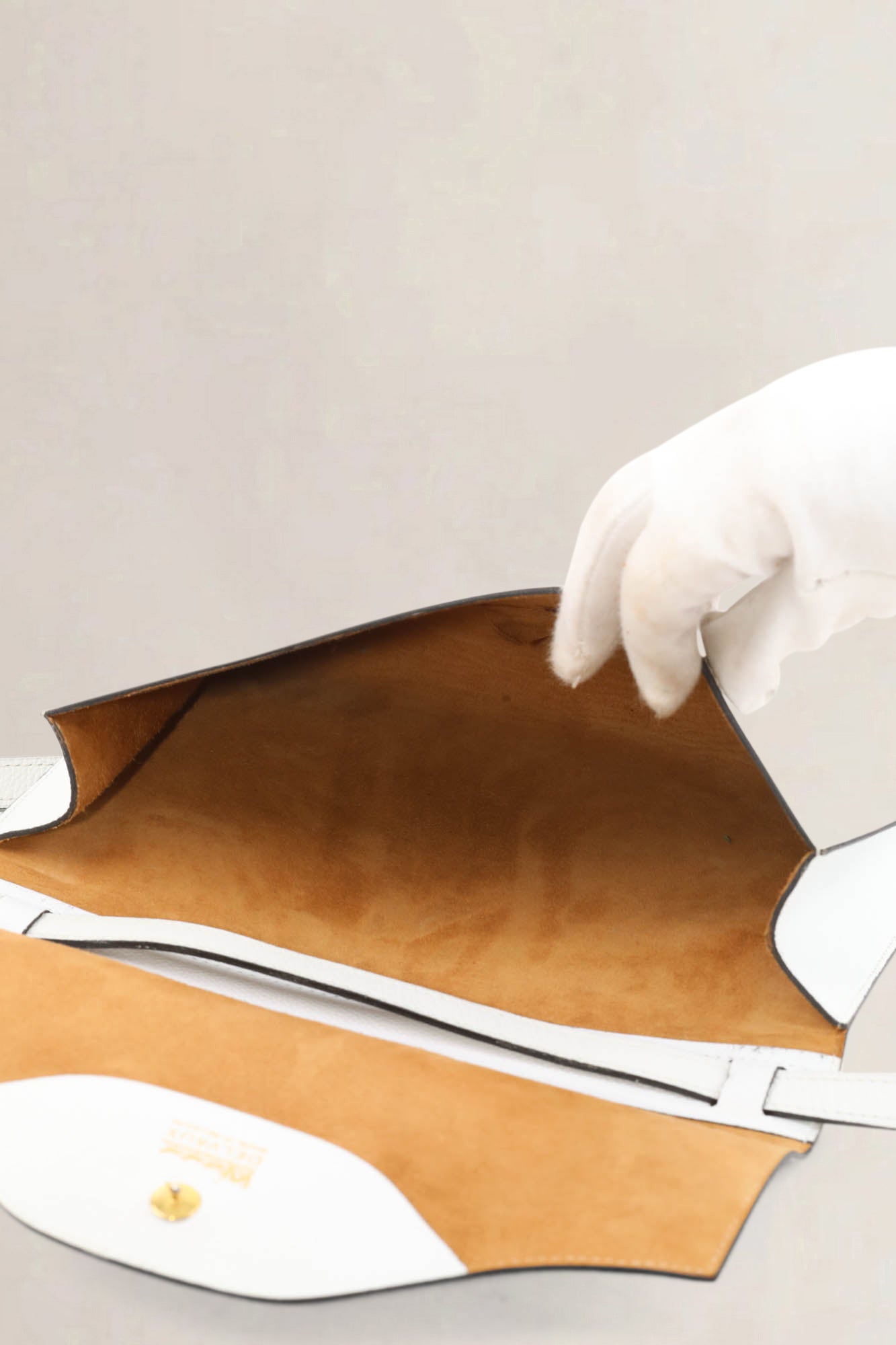 White Bourgogne Crossbody Bag