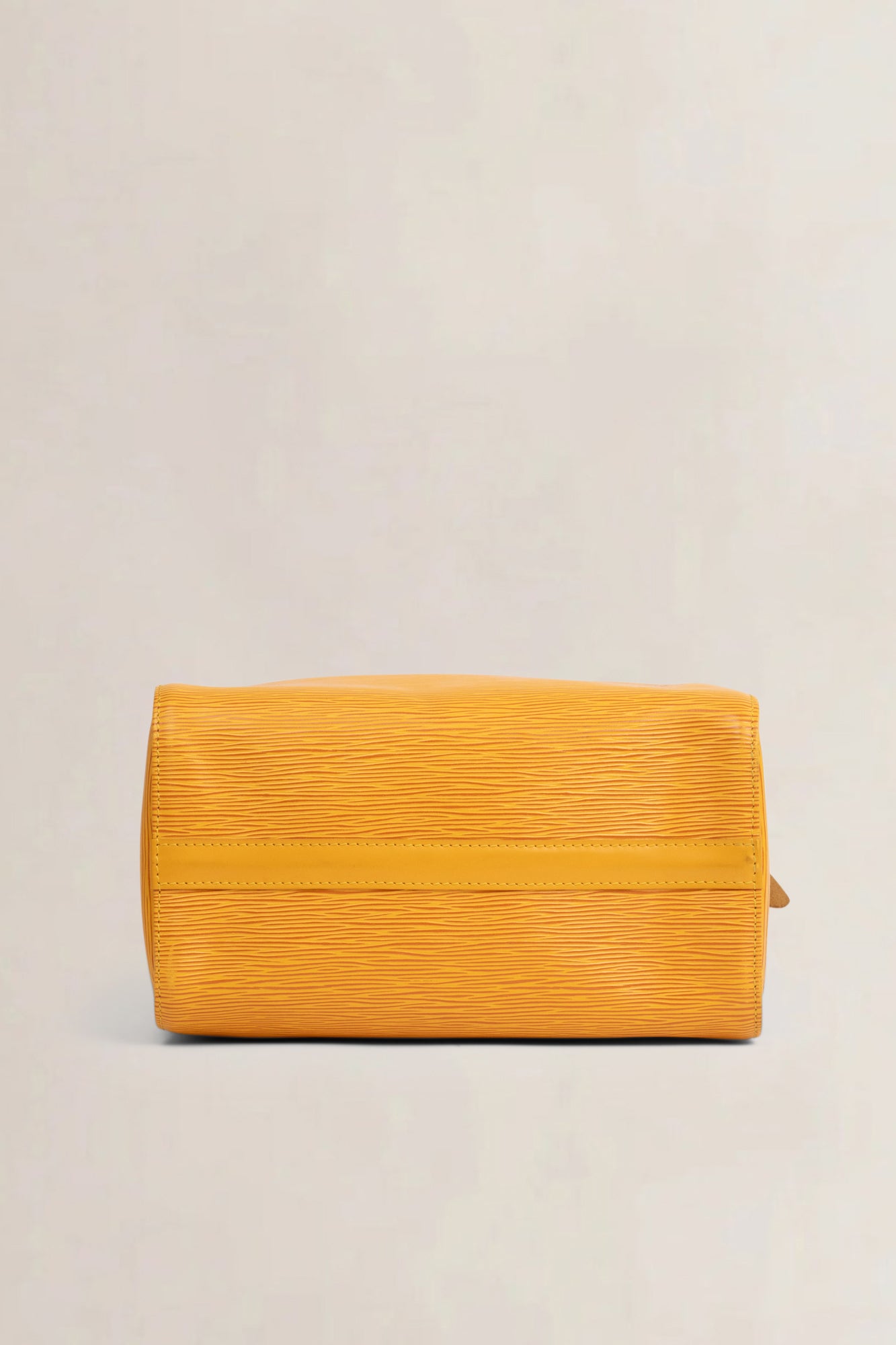 Yellow Speedy 28 Epi Leather Top Handle Bag
