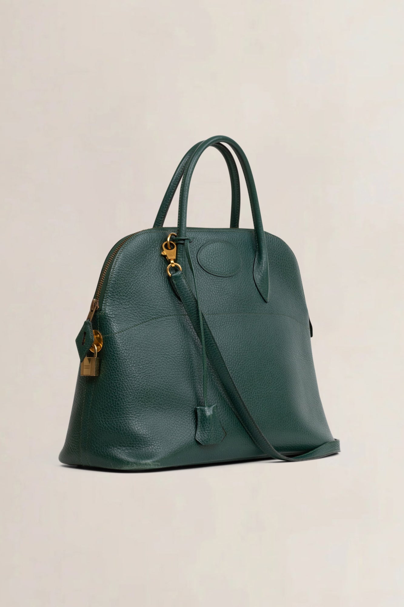 Green Courchevel Bolide 36 Top Handle Bag