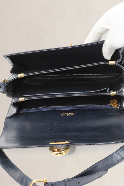 Céline Blue Monogram Crossbody Bag