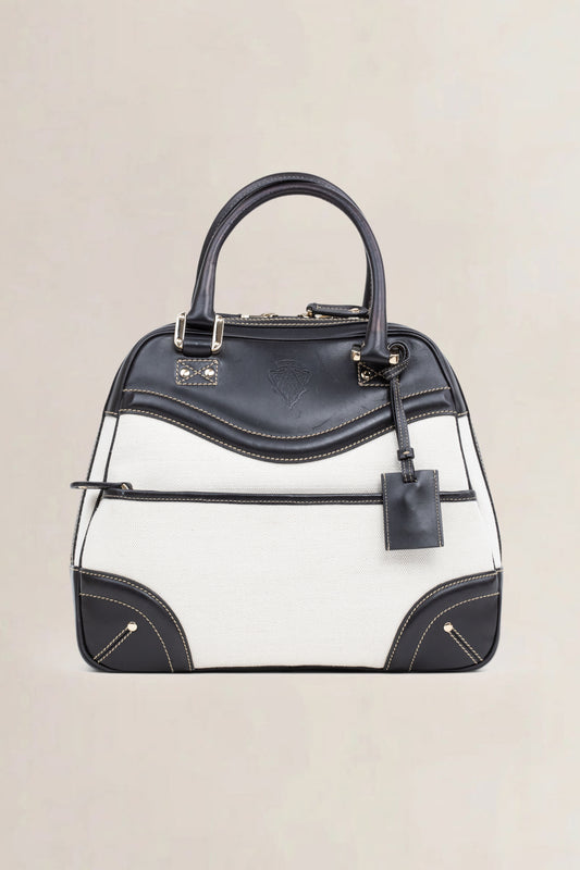 Canvas Top Handle Bag