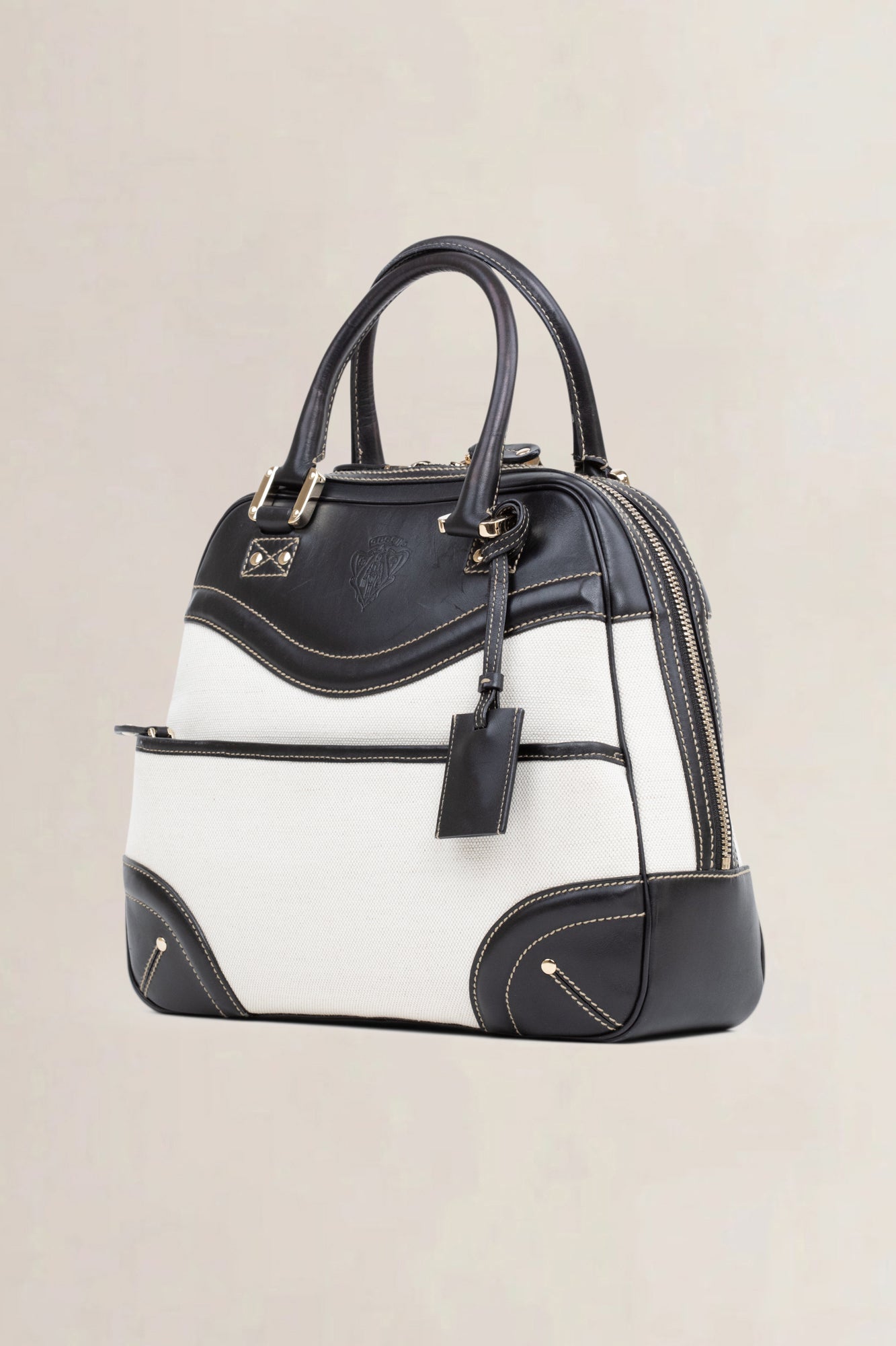 Canvas Top Handle Bag