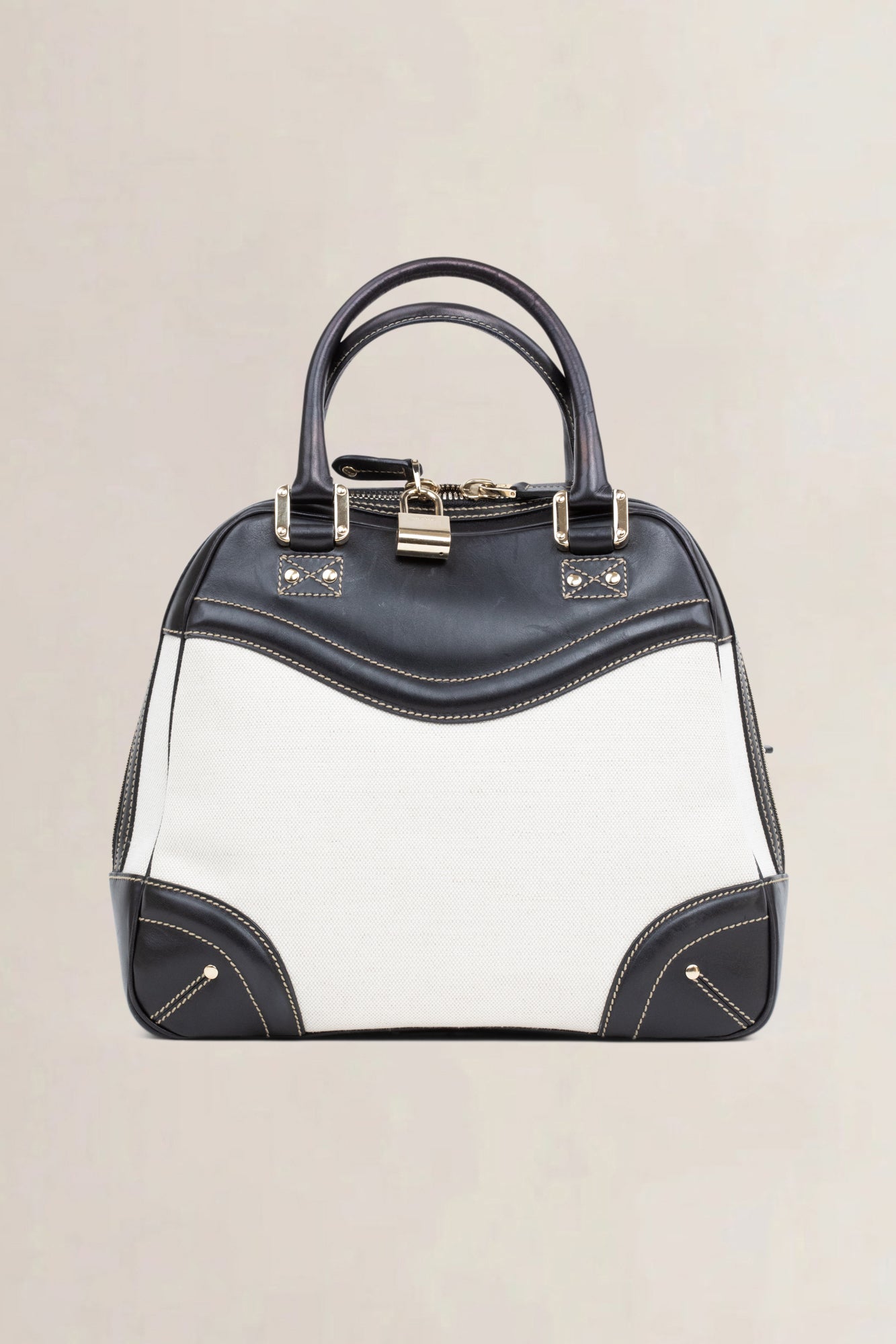 Canvas Top Handle Bag