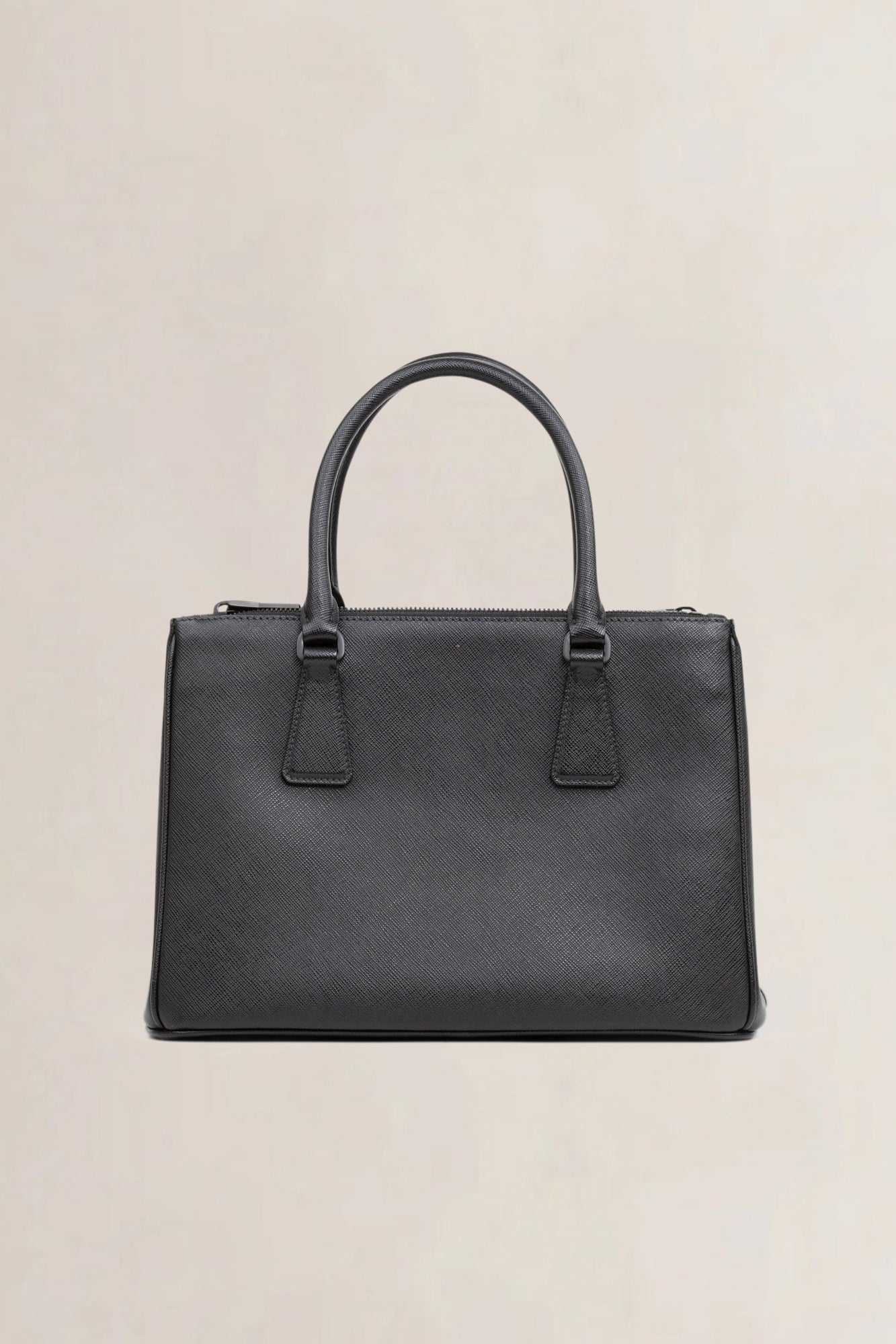 Galleria Black Matte Crossbody Bag