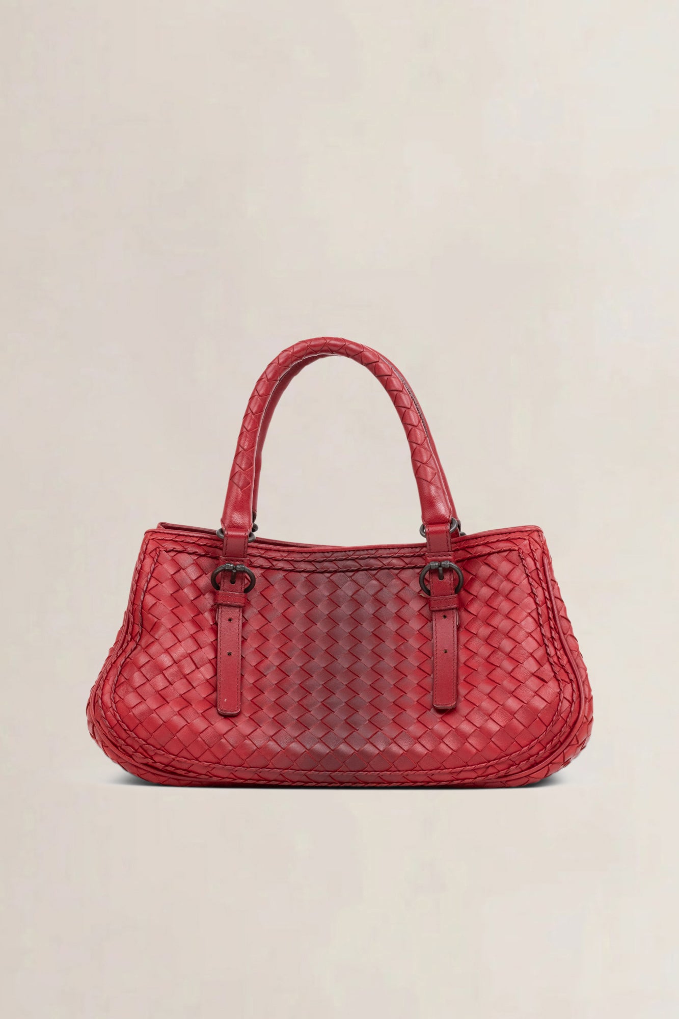Intrecciato Nappa Montaigne Satchel Top Handle Bag