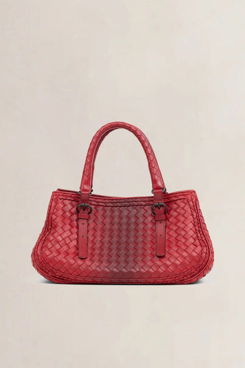 Bottega Veneta Intrecciato Nappa Montaigne Satchel Top Handle Bag
