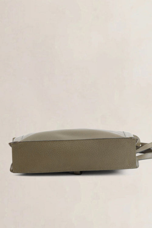 Deux De Delvaux Olive Green Backpack