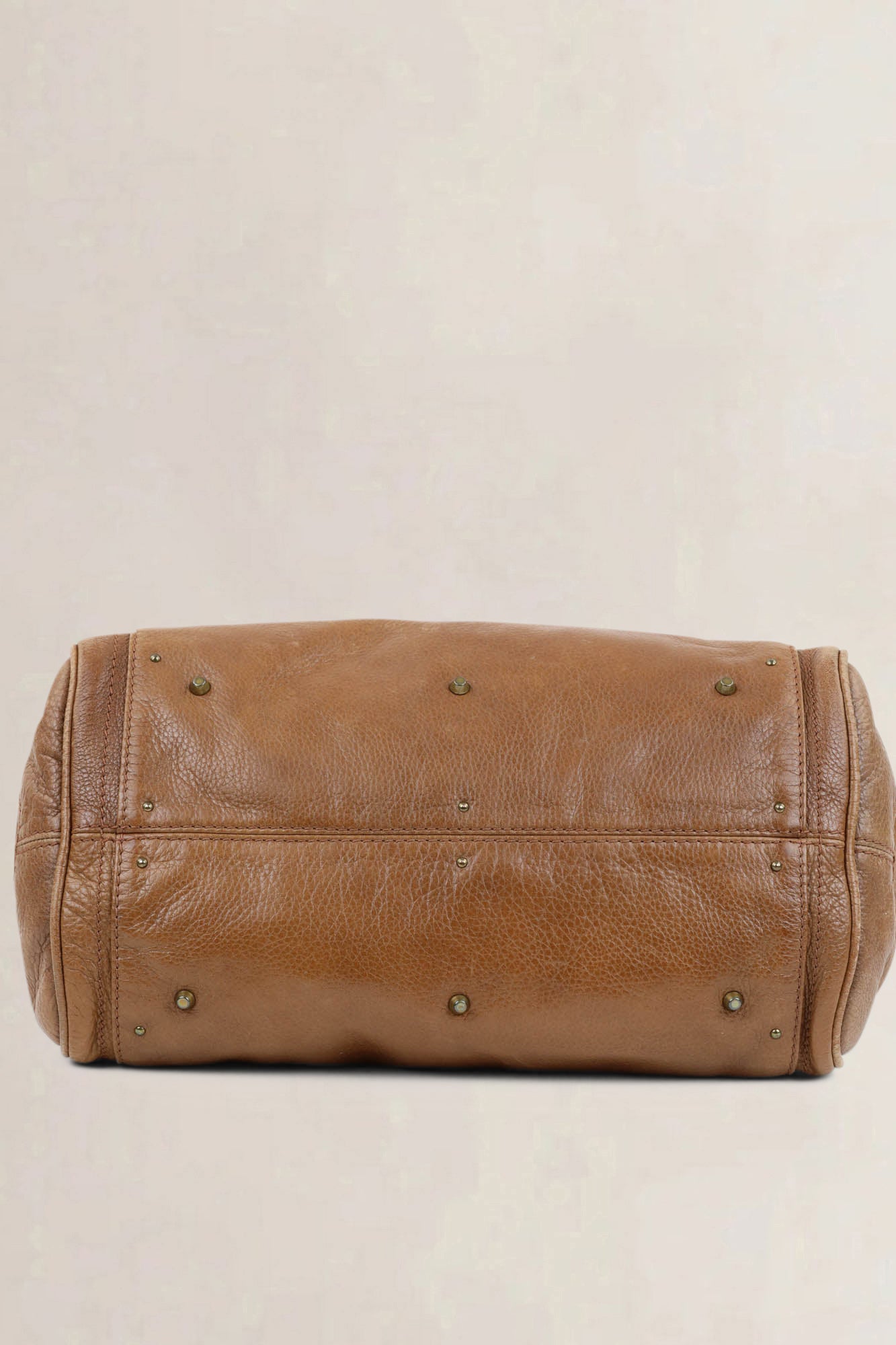 Chloé Brown Paddington Padlock Shoulder Bag