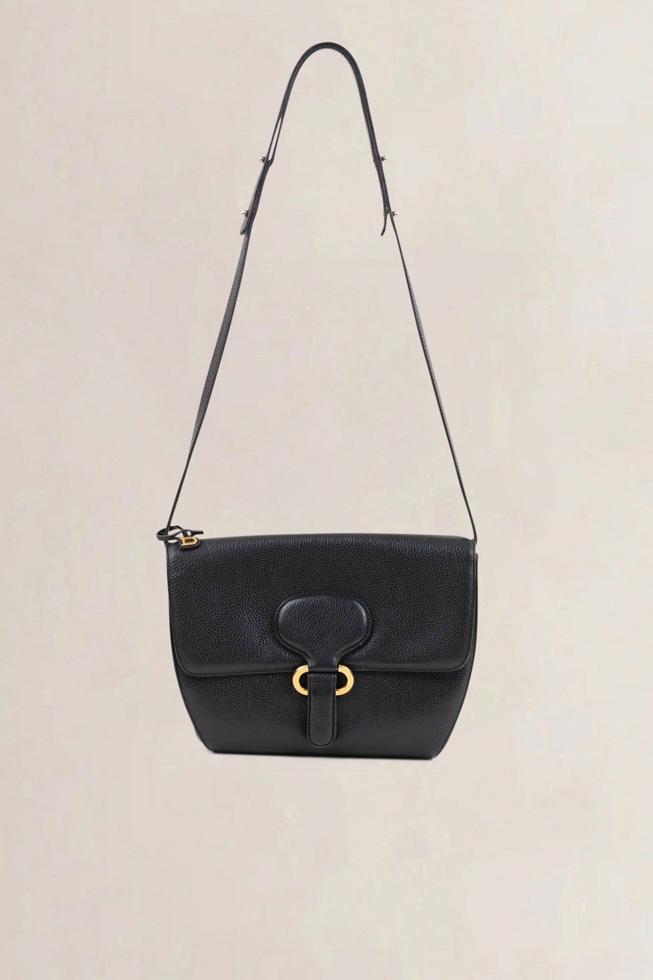 Delvaux Black Leather Crossbody Bag